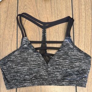 Women's VSX Sport Black Strappy Sports Bra
